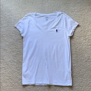 Women’s polo v-neck t shirt